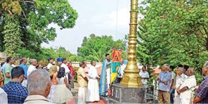 തലയിണത്തടം സെയ്ന്റ് മേരീസ് ഓർത്തഡോക്സ് പള്ളിയിൽ തിരുനാളിന് കൊടിയേറ്റി തലയിണത്തടം സെയ്ന്റ് മേരീസ് ഓർത്തഡോക്സ് പള്ളിയിൽ തിരുനാളിന് കൊടിയേറ്റി