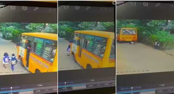 സ്കൂൾ ബസ് അലക്ഷ്യമായി ഓടിച്ച് അപകടമുണ്ടാക്കിയ ഡ്രൈവർക്കെതിരെ പോലീസ് കേസെടുത്തു സ്കൂൾ ബസ് അലക്ഷ്യമായി ഓടിച്ച് അപകടമുണ്ടാക്കിയ ഡ്രൈവർക്കെതിരെ പോലീസ് കേസെടുത്തു