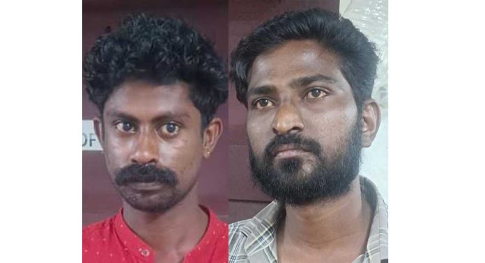 ജോലിയുടെ കൂലിചോദിച്ചതിന് കല്ലുകൊണ്ട് മർദ്ദിച്ചു പരിക്കേൽപ്പിച്ച കേസിൽ രണ്ടുപേർ അറസ്റ്റിൽ ജോലിയുടെ കൂലിചോദിച്ചതിന് കല്ലുകൊണ്ട് മർദ്ദിച്ചു പരിക്കേൽപ്പിച്ച കേസിൽ രണ്ടുപേർ അറസ്റ്റിൽ