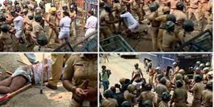 രാഹുൽ മാങ്കൂട്ടത്തിലിന്റെ അറസ്റ്റിൽ പ്രതിഷേധിച്ച് യൂത്ത് കോൺഗ്രസ് ആലപ്പുഴയിൽ നടത്തിയ മാര്ച്ചിൽ സംഘര്ഷം രാഹുൽ മാങ്കൂട്ടത്തിലിന്റെ അറസ്റ്റിൽ പ്രതിഷേധിച്ച് യൂത്ത് കോൺഗ്രസ് ആലപ്പുഴയിൽ നടത്തിയ മാര്ച്ചിൽ സംഘര്ഷം