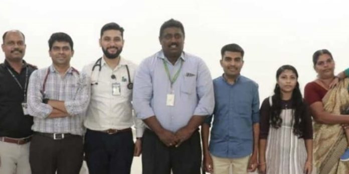 ആദ്യത്തെ എ ബി ഒ വൃക്ക മാറ്റിവെയ്ക്കൽ ശസ്ത്രക്രിയ പുഷ്പഗിരി മെഡിക്കൽ കോളേജില് നടത്തി വിജയിച്ചതായി ആശുപത്രി അധികൃതർ ആദ്യത്തെ എ ബി ഒ വൃക്ക മാറ്റിവെയ്ക്കൽ ശസ്ത്രക്രിയ പുഷ്പഗിരി മെഡിക്കൽ കോളേജില് നടത്തി വിജയിച്ചതായി ആശുപത്രി അധികൃതർ