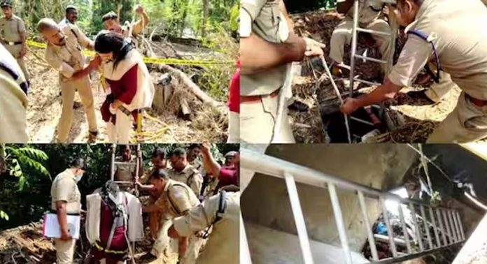 ക്യാമ്പസിനുള്ളില് കണ്ടെത്തിയ മനുഷ്യ അസ്ഥികൂടം അതിസാഹസികമായി പുറത്തെടുത്തു ക്യാമ്പസിനുള്ളില് കണ്ടെത്തിയ മനുഷ്യ അസ്ഥികൂടം അതിസാഹസികമായി പുറത്തെടുത്തു