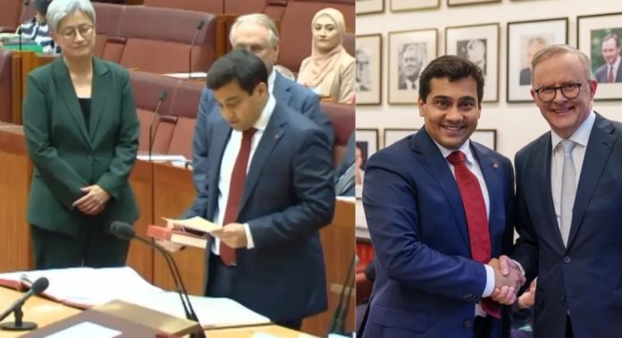 ഓസ്ട്രേലിയന് പാര്ലമെന്റില് ഭഗവദ്ഗീത തൊട്ട് സത്യപ്രതിജ്ഞ ഓസ്ട്രേലിയന് പാര്ലമെന്റില് ഭഗവദ്ഗീത തൊട്ട് സത്യപ്രതിജ്ഞ