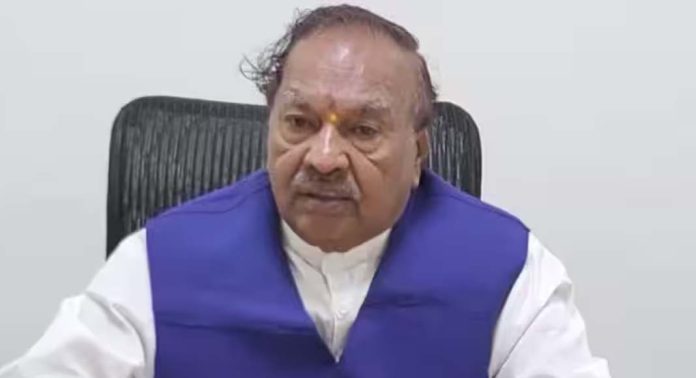 രാജ്യദ്രോഹികളായ കോൺഗ്രസ് നേതാക്കളെ കൊല്ലാൻ നിയമം കൊണ്ടുവരണം : കെ.എസ് ഈശ്വരപ്പ രാജ്യദ്രോഹികളായ കോൺഗ്രസ് നേതാക്കളെ കൊല്ലാൻ നിയമം കൊണ്ടുവരണം : കെ.എസ് ഈശ്വരപ്പ