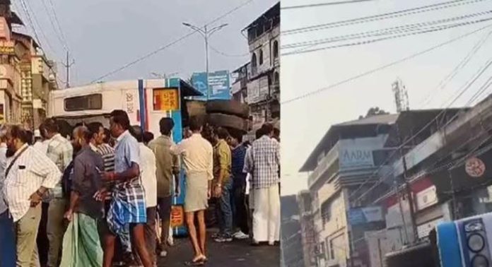 മലപ്പുറത്ത് കെ.എസ്.ആർ.ടി.സി. ബസ് മറിഞ്ഞ് അപകടം ; നിരവധി പേർക്ക് പരിക്ക് മലപ്പുറത്ത് കെ.എസ്.ആർ.ടി.സി. ബസ് മറിഞ്ഞ് അപകടം ; നിരവധി പേർക്ക് പരിക്ക്