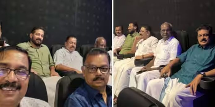 എംഎൽഎ മുകേഷിന്റെ സിനിമയ്ക്ക് സ്പെഷ്യൽ എംഎല്എ ഷോ എംഎൽഎ മുകേഷിന്റെ സിനിമയ്ക്ക് സ്പെഷ്യൽ എംഎല്എ ഷോ