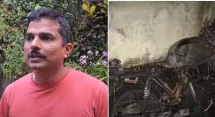 ശബ്ദം കേട്ട് നോക്കിയപ്പോൾ ബൈക്ക് കത്തുകയായിരുന്നു ; ബൈക്ക് അപകടത്തിൽ പെട്ട് രണ്ട് യുവാക്കൾ മരിച്ച സംഭവത്തിൽ ദൃക്സാക്ഷി ശബ്ദം കേട്ട് നോക്കിയപ്പോൾ ബൈക്ക് കത്തുകയായിരുന്നു ; ബൈക്ക് അപകടത്തിൽ പെട്ട് രണ്ട് യുവാക്കൾ മരിച്ച സംഭവത്തിൽ ദൃക്സാക്ഷി