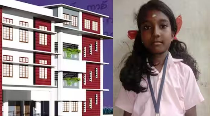 നാലാം ക്ലാസ്സുകാരി അമേയയുടെ കത്തിന് മറുപടി ; രണ്ട് കോടിയുടെ ഹൈടെക് കെട്ടിടത്തിന് തറക്കല്ലിട്ടു നാലാം ക്ലാസ്സുകാരി അമേയയുടെ കത്തിന് മറുപടി ; രണ്ട് കോടിയുടെ ഹൈടെക് കെട്ടിടത്തിന് തറക്കല്ലിട്ടു