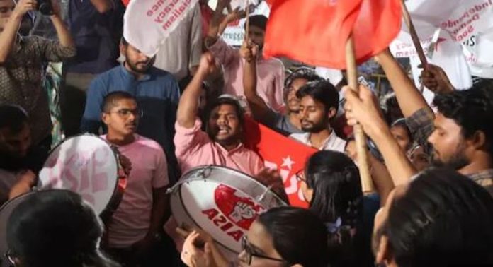 ജെഎന്യു തിരഞ്ഞെടുപ്പിൽ ഇടതുപക്ഷത്തിന് വൻ വിജയം ജെഎന്യു തിരഞ്ഞെടുപ്പിൽ ഇടതുപക്ഷത്തിന് വൻ വിജയം