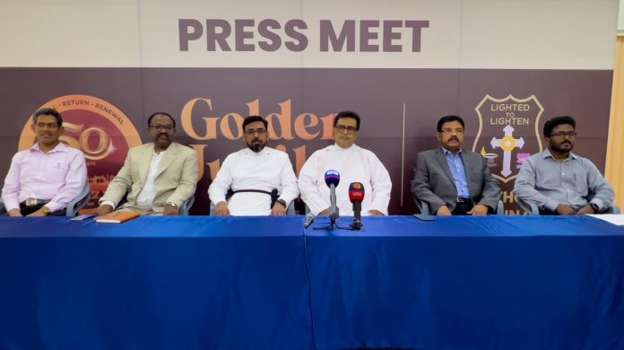 മാർത്തോമ്മാ ചർച്ച് ഇൻ ഒമാൻ ഇടവക 50 ന്റെ നിറവിൽ ; സുവർണ്ണ ജൂബിലി ആഘോഷം ഈ മാസം 8 ന് നടക്കും മാർത്തോമ്മാ ചർച്ച് ഇൻ ഒമാൻ ഇടവക 50 ന്റെ നിറവിൽ ; സുവർണ്ണ ജൂബിലി ആഘോഷം ഈ മാസം 8 ന് നടക്കും