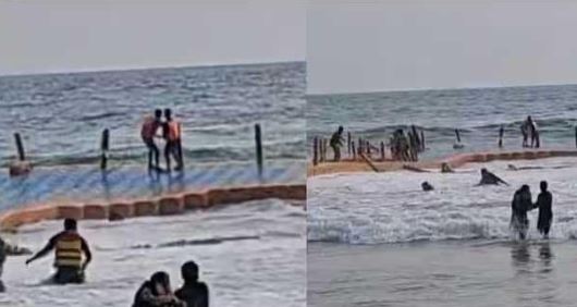 വര്ക്കലയില് ഫ്ലോട്ടിംഗ് ബ്രിഡ്ജിന്റെ കൈവരി തകര്ന്ന് സഞ്ചാരികള് അപകടത്തിൽപ്പെട്ട സംഭവം ; ബ്രിഡ്ജിന്റെ നിര്മാണം തീരദേശ ചട്ടങ്ങള് പാലിക്കാതെ വര്ക്കലയില് ഫ്ലോട്ടിംഗ് ബ്രിഡ്ജിന്റെ കൈവരി തകര്ന്ന് സഞ്ചാരികള് അപകടത്തിൽപ്പെട്ട സംഭവം ; ബ്രിഡ്ജിന്റെ നിര്മാണം തീരദേശ ചട്ടങ്ങള് പാലിക്കാതെ