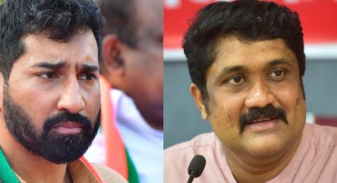 ലോക്സഭാ തെരഞ്ഞെടുപ്പ് ; കാവിക്കൊടി പാറിച്ചുള്ള മകന്റെ ഡാൻസ് കണ്ടപ്പോൾ സമുന്നത കോൺഗ്രസ് നേതാവിന് രോമം എണീറ്റു കാണും, രൂക്ഷമായി പരിഹസിച്ച് എ.എ. റഹീം എംപി ലോക്സഭാ തെരഞ്ഞെടുപ്പ് ; കാവിക്കൊടി പാറിച്ചുള്ള മകന്റെ ഡാൻസ് കണ്ടപ്പോൾ സമുന്നത കോൺഗ്രസ് നേതാവിന് രോമം എണീറ്റു കാണും, രൂക്ഷമായി പരിഹസിച്ച് എ.എ. റഹീം എംപി