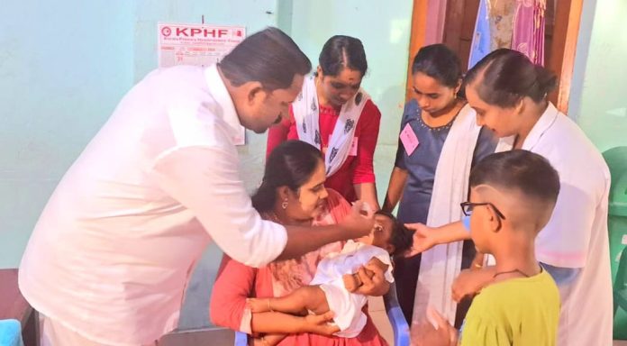 പൾസ് പോളിയോ ഇമ്യുണൈസേഷൻ ; ഇലന്തൂർ ഗ്രാമപഞ്ചായത്ത് വാര്യാപുരം വാർഡ് തല ഉത്ഘാടനം നടത്തി പൾസ് പോളിയോ ഇമ്യുണൈസേഷൻ ; ഇലന്തൂർ ഗ്രാമപഞ്ചായത്ത് വാര്യാപുരം വാർഡ് തല ഉത്ഘാടനം നടത്തി