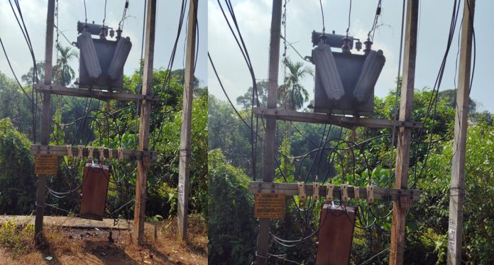 തകരാറിലായ ട്രാൻസ്ഫോർമർ മാറ്റി സ്ഥാപിക്കാൻ നടപടിയുണ്ടാകുന്നില്ല തകരാറിലായ ട്രാൻസ്ഫോർമർ മാറ്റി സ്ഥാപിക്കാൻ നടപടിയുണ്ടാകുന്നില്ല