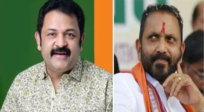 വയനാട്ടില് കെ സുരേന്ദ്രൻ, കൊല്ലത്ത് ജി കൃഷ്ണകുമാർ ; ബിജെപിയുടെ 5-ാം ഘട്ട സ്ഥാനാർത്ഥി പട്ടിക പുറത്ത് വയനാട്ടില് കെ സുരേന്ദ്രൻ, കൊല്ലത്ത് ജി കൃഷ്ണകുമാർ ; ബിജെപിയുടെ 5-ാം ഘട്ട സ്ഥാനാർത്ഥി പട്ടിക പുറത്ത്