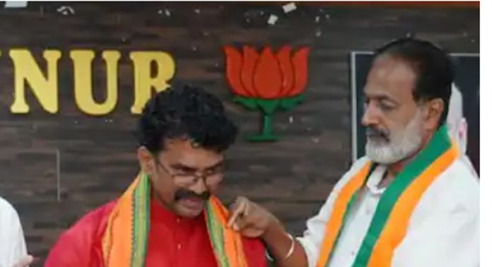 കെ സുധാകരൻ്റെ ഡൽഹിയിലെ മുൻ പിഎ മനോജ് കുമാർ ബിജെപിയിൽ ചേർന്നു കെ സുധാകരൻ്റെ ഡൽഹിയിലെ മുൻ പിഎ മനോജ് കുമാർ ബിജെപിയിൽ ചേർന്നു