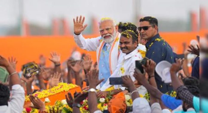 തെരഞ്ഞെടുപ്പ് പ്രചാരണത്തിനായി പ്രധാനമന്ത്രി നരേന്ദ്ര മോദി ഇന്ന് തമിഴ്നാട്ടിൽ ; കടുത്ത ആവേശത്തിൽ പ്രവർത്തകർ…! തെരഞ്ഞെടുപ്പ് പ്രചാരണത്തിനായി പ്രധാനമന്ത്രി നരേന്ദ്ര മോദി ഇന്ന് തമിഴ്നാട്ടിൽ ; കടുത്ത ആവേശത്തിൽ പ്രവർത്തകർ…!