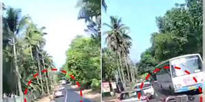 കണ്ണൂരില് സ്കൂട്ടര് യാത്രികൻ ബസിനടിയില് നിന്ന് രക്ഷപെടുന്ന വീഡിയോ സോഷ്യല് മീഡിയയില് വൈറല് കണ്ണൂരില് സ്കൂട്ടര് യാത്രികൻ ബസിനടിയില് നിന്ന് രക്ഷപെടുന്ന വീഡിയോ സോഷ്യല് മീഡിയയില് വൈറല്