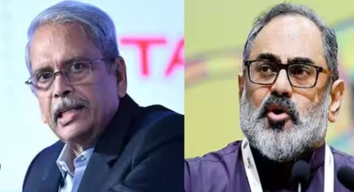 രാജീവ് ചന്ദ്രശേഖറിന് പിന്തുണയുമായി ഇൻഫോസിസ് സഹ സ്ഥാപകൻ ക്രിസ് ഗോപാലകൃഷ്ണൻ രാജീവ് ചന്ദ്രശേഖറിന് പിന്തുണയുമായി ഇൻഫോസിസ് സഹ സ്ഥാപകൻ ക്രിസ് ഗോപാലകൃഷ്ണൻ
