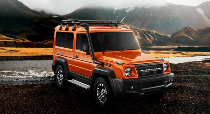 എഞ്ചിന് 91 bhp കരുത്തും 250 Nm ടോർക്കും ഉത്പാദിപ്പിക്കും ; പുത്തൻ ഫോഴ്സ് ഗൂർഖ 5-ഡോർ മോഡലിന്റെ കൂടുതൽ വിവരങ്ങൾ പുറത്ത് എഞ്ചിന് 91 bhp കരുത്തും 250 Nm ടോർക്കും ഉത്പാദിപ്പിക്കും ; പുത്തൻ ഫോഴ്സ് ഗൂർഖ 5-ഡോർ മോഡലിന്റെ കൂടുതൽ വിവരങ്ങൾ പുറത്ത്