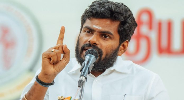 യുവതിയുടെ കൊലപാതകത്തില് വ്യാജപ്രചാരണം ; ബി.ജെ.പി തമിഴ്നാട് അധ്യക്ഷൻ അണ്ണാമലൈയ്ക്കെതിരെ കേസെടുത്തു യുവതിയുടെ കൊലപാതകത്തില് വ്യാജപ്രചാരണം ; ബി.ജെ.പി തമിഴ്നാട് അധ്യക്ഷൻ അണ്ണാമലൈയ്ക്കെതിരെ കേസെടുത്തു