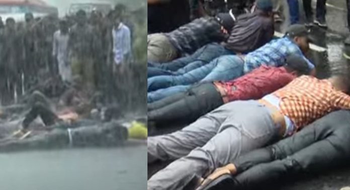61 –ാം ദിവസം സെക്രട്ടറിയറ്റിന് മുന്നിൽ പെരുമഴയിൽ ശയനപ്രദിക്ഷണം നടത്തി സി.പി.ഒ റാങ്ക് ഹോൾഡേഴ്സ് 61 –ാം ദിവസം സെക്രട്ടറിയറ്റിന് മുന്നിൽ പെരുമഴയിൽ ശയനപ്രദിക്ഷണം നടത്തി സി.പി.ഒ റാങ്ക് ഹോൾഡേഴ്സ്