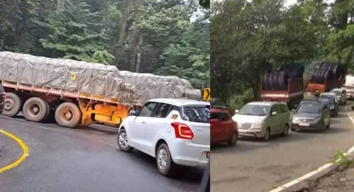 താമരശേരി ചുരത്തില് വന് ഗതാഗതക്കുരുക്ക് താമരശേരി ചുരത്തില് വന് ഗതാഗതക്കുരുക്ക്
