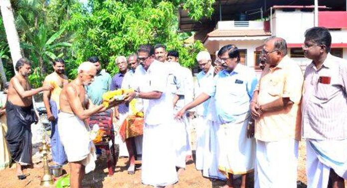 കടയാന്ത്ര സുബ്രഹ്മണ്യസ്വാമി ക്ഷേത്രത്തില് നിർമ്മിക്കുന്ന അന്നദാന മണ്ഡപത്തിന് ശിലയിട്ടു കടയാന്ത്ര സുബ്രഹ്മണ്യസ്വാമി ക്ഷേത്രത്തില് നിർമ്മിക്കുന്ന അന്നദാന മണ്ഡപത്തിന് ശിലയിട്ടു