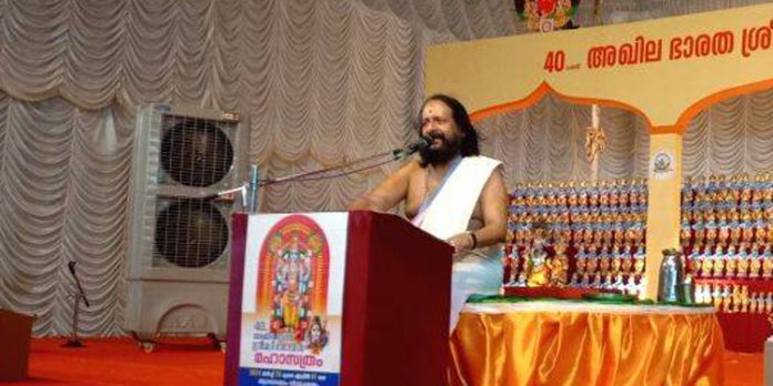 ഭാഗവതധർമം ജീവിതചര്യയുടെ ഭാഗമാക്കണം ; ഭാഗവതാചാര്യൻ പള്ളിക്കൽ സുനിൽ ഭാഗവതധർമം ജീവിതചര്യയുടെ ഭാഗമാക്കണം ; ഭാഗവതാചാര്യൻ പള്ളിക്കൽ സുനിൽ