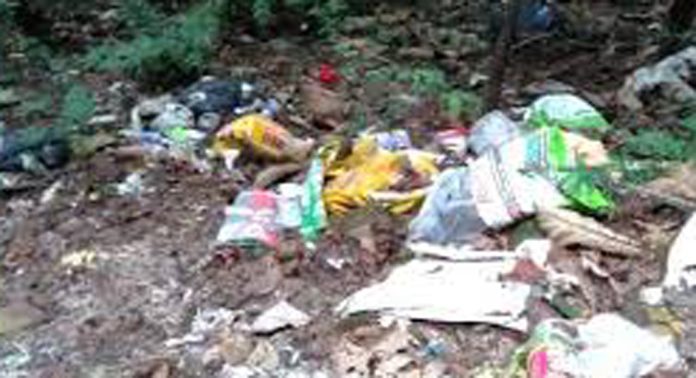 ആനമല എം.ടി. എൽ.പി. സ്കൂളിന് സമീപം മാലിന്യം തള്ളുന്നു ആനമല എം.ടി. എൽ.പി. സ്കൂളിന് സമീപം മാലിന്യം തള്ളുന്നു