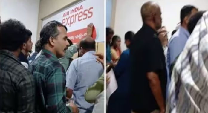 മുന്നറിയിപ്പില്ലാതെ സർവീസ് റദ്ദാക്കി എയർ ഇന്ത്യ എക്സ്പ്രസ് ; എയർപോർട്ടിൽ യാത്രക്കാരുടെ പ്രതിഷേധം മുന്നറിയിപ്പില്ലാതെ സർവീസ് റദ്ദാക്കി എയർ ഇന്ത്യ എക്സ്പ്രസ് ; എയർപോർട്ടിൽ യാത്രക്കാരുടെ പ്രതിഷേധം