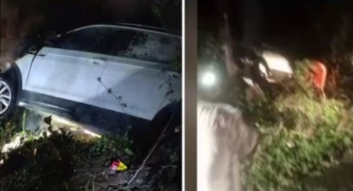 അട്ടപ്പാടിയിൽ കാർ നിയന്ത്രണം വിട്ട് മറിഞ്ഞ് തീപിടിച്ചു അട്ടപ്പാടിയിൽ കാർ നിയന്ത്രണം വിട്ട് മറിഞ്ഞ് തീപിടിച്ചു