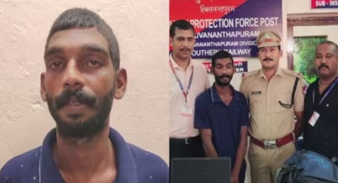 ട്രെയിനില് കയറി ബാഗ് എടുത്ത് സ്ഥലം വിടും ; കയ്യോടെ പൊക്കി ആര്പിഎഫ് ; പിടിയിലായത് കൊടുംക്രിമിനല് ട്രെയിനില് കയറി ബാഗ് എടുത്ത് സ്ഥലം വിടും ; കയ്യോടെ പൊക്കി ആര്പിഎഫ് ; പിടിയിലായത് കൊടുംക്രിമിനല്