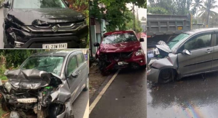 മൂവാറ്റുപുഴയിലുണ്ടായ വാഹനാപകടം ; കാറോടിച്ച യുവാക്കൾക്കെതിരെ കേസെടുത്ത് പോലീസ് മൂവാറ്റുപുഴയിലുണ്ടായ വാഹനാപകടം ; കാറോടിച്ച യുവാക്കൾക്കെതിരെ കേസെടുത്ത് പോലീസ്