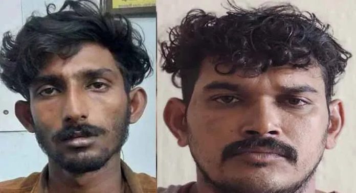 ഏഴംകുളത്ത് ജോലിക്ക് പോയ വീട്ടമ്മയുടെ മാല ബൈക്കിലെത്തി മോഷ്ടിച്ച കേസില് രണ്ടു പ്രതികള് അറസ്റ്റില് ഏഴംകുളത്ത് ജോലിക്ക് പോയ വീട്ടമ്മയുടെ മാല ബൈക്കിലെത്തി മോഷ്ടിച്ച കേസില് രണ്ടു പ്രതികള് അറസ്റ്റില്