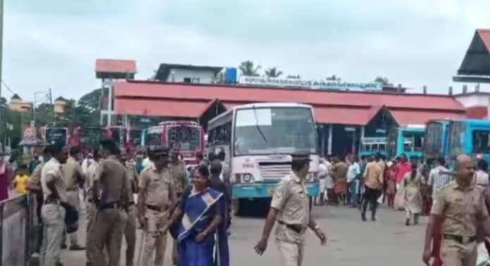 ഒറ്റപ്പാലത്ത് സ്വകാര്യ ബസ്സുകളുടെ മിന്നൽ പണിമുടക്ക് ; എല്ലാ സർവീസുകളും താത്കാലികമായി നിർത്തിവെച്ചു ഒറ്റപ്പാലത്ത് സ്വകാര്യ ബസ്സുകളുടെ മിന്നൽ പണിമുടക്ക് ; എല്ലാ സർവീസുകളും താത്കാലികമായി നിർത്തിവെച്ചു