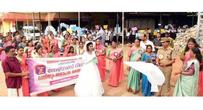 നഴ്സസ് വാരാഘോഷം ജില്ലയിലുടനീളം സമുചിതമായി ആചരിച്ചു നഴ്സസ് വാരാഘോഷം ജില്ലയിലുടനീളം സമുചിതമായി ആചരിച്ചു