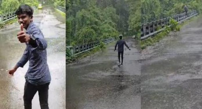 റീൽസ് വീഡിയോ എടുക്കാൻ 19കാരൻ പാലത്തിൽ നിന്നും പുഴയിലേക്ക് ചാടി ; ഒടുവിൽ സംഭവിച്ചത് റീൽസ് വീഡിയോ എടുക്കാൻ 19കാരൻ പാലത്തിൽ നിന്നും പുഴയിലേക്ക് ചാടി ; ഒടുവിൽ സംഭവിച്ചത്