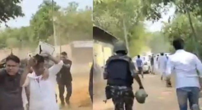 ബംഗാളിൽ ബൂത്ത് സന്ദർശനത്തിന് എത്തിയ ബി.ജെ.പി സ്ഥാനാർഥിയെ നാട്ടുകാർ കല്ലെറിഞ്ഞ് ഓടിച്ചു ; കുതറിയോടി സ്ഥാനാർഥി, ചിരി നിർത്താൻ പറ്റാതെ ജനങ്ങൾ… ബംഗാളിൽ ബൂത്ത് സന്ദർശനത്തിന് എത്തിയ ബി.ജെ.പി സ്ഥാനാർഥിയെ നാട്ടുകാർ കല്ലെറിഞ്ഞ് ഓടിച്ചു ; കുതറിയോടി സ്ഥാനാർഥി, ചിരി നിർത്താൻ പറ്റാതെ ജനങ്ങൾ…