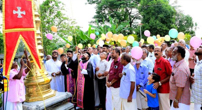 ചെങ്ങരൂർ പള്ളി പെരുന്നാളിന് കൊടിയേറി ചെങ്ങരൂർ പള്ളി പെരുന്നാളിന് കൊടിയേറി