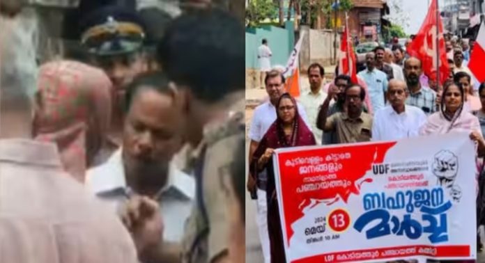 കൊടിയത്തൂര് പഞ്ചായത്തിൽ സംഘർഷം കൊടിയത്തൂര് പഞ്ചായത്തിൽ സംഘർഷം