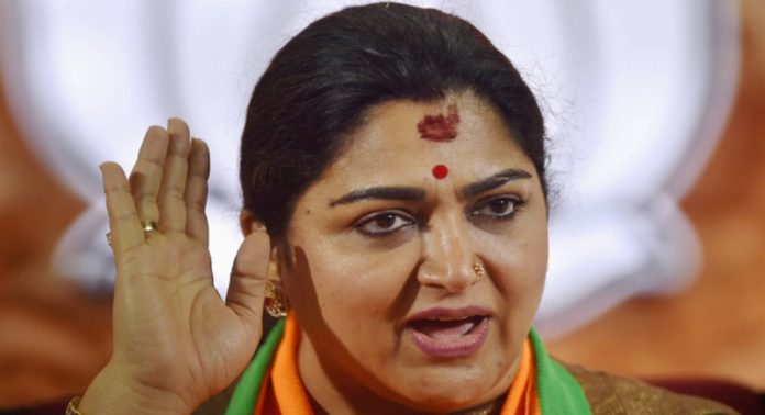 എൽഡിഎഫ് വിജയിക്കുമെന്നത് മുഖ്യമന്ത്രി പിണറായി വിജയന്റെ സ്വപ്നം മാത്രമാണെന്ന് ഖുശ്ബു എൽഡിഎഫ് വിജയിക്കുമെന്നത് മുഖ്യമന്ത്രി പിണറായി വിജയന്റെ സ്വപ്നം മാത്രമാണെന്ന് ഖുശ്ബു