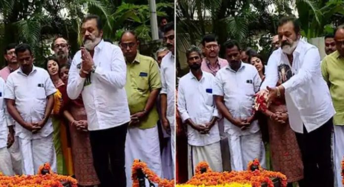 ‘ധീരനായ ഭരണകർത്താവെന്ന നിലയിൽ കരുണാകരനോട് ആരാധന’ ; കരുണാകരന്റെ സ്മൃതികുടീരത്തിൽ പുഷ്പാർച്ചന നടത്തി സുരേഷ് ഗോപി ‘ധീരനായ ഭരണകർത്താവെന്ന നിലയിൽ കരുണാകരനോട് ആരാധന’ ; കരുണാകരന്റെ സ്മൃതികുടീരത്തിൽ പുഷ്പാർച്ചന നടത്തി സുരേഷ് ഗോപി
