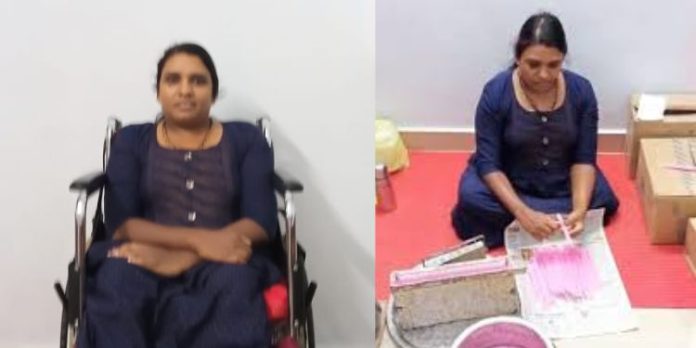 ആശ്രയങ്ങള് അറ്റ് ജീവിതം വീല്ചെയറിലേക്ക് ചുരുങ്ങിയെങ്കിലും മനോധൈര്യം കൊണ്ട് ഉപജീവനം കഴിക്കാന് പാടുപെടുകയാണ് ഷീബ ആശ്രയങ്ങള് അറ്റ് ജീവിതം വീല്ചെയറിലേക്ക് ചുരുങ്ങിയെങ്കിലും മനോധൈര്യം കൊണ്ട് ഉപജീവനം കഴിക്കാന് പാടുപെടുകയാണ് ഷീബ