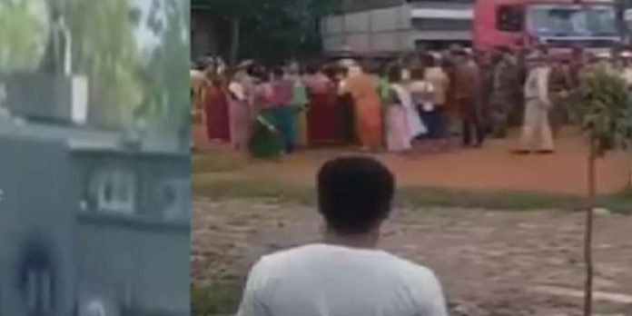 വീണ്ടും സംഘർഷം ; മണിപ്പൂരിൽ നിർമാണ സാധനങ്ങളുമായി പോയ ലോറിക്ക് തീവെച്ചു വീണ്ടും സംഘർഷം ; മണിപ്പൂരിൽ നിർമാണ സാധനങ്ങളുമായി പോയ ലോറിക്ക് തീവെച്ചു