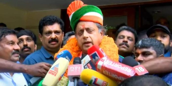 സൂപ്പർ ഓവറിന്റെ അവസാനത്തിൽ ജയിച്ചു ; ശശി തരൂർ സൂപ്പർ ഓവറിന്റെ അവസാനത്തിൽ ജയിച്ചു ; ശശി തരൂർ