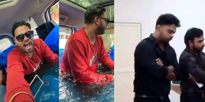 കാറിനുള്ളിൽ നീന്തൽക്കുളമൊരുക്കി യാത്ര : സഞ്ജു ടെക്കിയുടെ കാർ രജിസ്ട്രേഷൻ റദ്ദാക്കുമെന്ന് സർക്കാർ ഹൈക്കോടതിയിൽ കാറിനുള്ളിൽ നീന്തൽക്കുളമൊരുക്കി യാത്ര : സഞ്ജു ടെക്കിയുടെ കാർ രജിസ്ട്രേഷൻ റദ്ദാക്കുമെന്ന് സർക്കാർ ഹൈക്കോടതിയിൽ