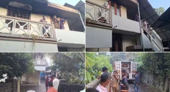 അങ്കമാലിയിൽ വീടിന് തീ പിടിച്ചു 4 പേർ വെന്തുമരിച്ചു ; മരിച്ചത് അച്ഛനും അമ്മയും 2കുട്ടികളും അങ്കമാലിയിൽ വീടിന് തീ പിടിച്ചു 4 പേർ വെന്തുമരിച്ചു ; മരിച്ചത് അച്ഛനും അമ്മയും 2കുട്ടികളും