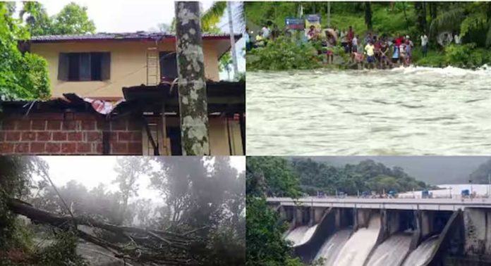 കനത്തമഴയിൽ സംസ്ഥാനത്ത് വ്യാപക നാശനഷ്ടം കനത്തമഴയിൽ സംസ്ഥാനത്ത് വ്യാപക നാശനഷ്ടം