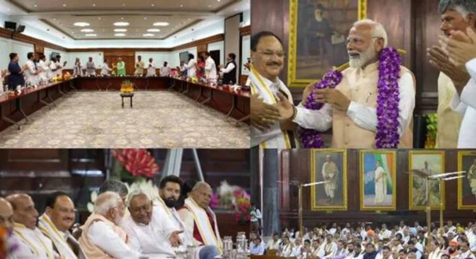 ലോക്സഭ സ്പീക്കറുടെ കാര്യത്തിൽ സമവായത്തിലെത്താനാകാതെ എൻഡിഎ ലോക്സഭ സ്പീക്കറുടെ കാര്യത്തിൽ സമവായത്തിലെത്താനാകാതെ എൻഡിഎ